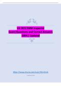 VA DEQ SWM Inspector Exam&vert;Questions and Correct Answers 100&percnt;&vert; Updated