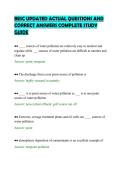Package deal&colon;&colon;&colon; BESC ACTUAL Exams Questions and Answers &vert; 2026&sol;2027