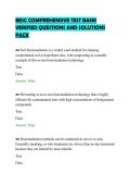 BESC COMPREHENSIVE TEST BANK&NewLine;VERIFIED QUESTIONS AND SOLUTIONS&NewLine;PACK