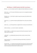 MIS 200 Exam 1 &vert; UPDATED Questions with 100&percnt; Correct Answers&NewLine;
