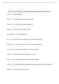 MIS 2113 Exam 4 Review &vert; UPDATED Questions with 100&percnt; Correct Answers&NewLine;