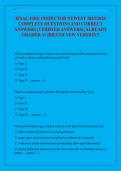 IFSAC FIRE INSPECTOR NEWEST 2025&sol;2026 &NewLine;COMPLETE QUESTIONS AND CORRECT &NewLine;ANSWERS &lpar;VERIFIED ANSWERS&rpar; &vert;ALREADY &NewLine;GRADED A&plus;&vert;&vert;BRAND NEW VERSION&excl;