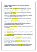 ANCC PMHNP certification exam verified with correct answers &NewLine;2026&sol;2027 version