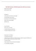 MIST 2090 Final Exam &vert; UPDATED Questions with 100&percnt; Correct Answers&NewLine;