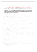 MRSO Exam Prep &vert; UPDATED Questions with 100&percnt; Correct Answers&NewLine;