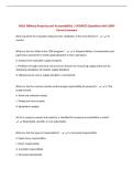 MSLC Military Property and Accountability &vert; UPDATED Questions with 100&percnt; Correct Answers