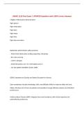NMNC 1110 Final Exam &vert; UPDATED Questions with 100&percnt; Correct Answers&NewLine;