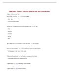 NMNC 4410 - Exam &num;3 &vert; UPDATED Questions with 100&percnt; Correct Answers&NewLine;