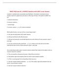NMNC 4410 Exam &num;2 &vert; UPDATED Questions with 100&percnt; Correct Answers&NewLine;