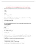 NOS-120 CHAPTER 5 &vert; UPDATED Questions with 100&percnt; Correct Answers&NewLine;