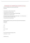 NOS 120 Modules 10-18 &vert; UPDATED Questions with 100&percnt; Correct Answers&NewLine;