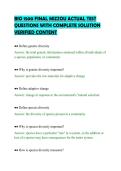 BIO 1500 FINAL MIZZOU ACTUAL TEST&NewLine;QUESTIONS WITH COMPLETE SOLUTION&NewLine;VERIFIED CONTENT