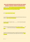 MSLC UNIT SPONSORSHIP EXAM QUESTIONS AND CORRECT &NewLine;ANSWERS &vert;2026&sol;2027 UPDATED &vert;GUARANTEED PASS&period;