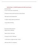 NURS 205 Exam 1 &vert; UPDATED Questions with 100&percnt; Correct Answers &NewLine;