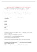 NUR 205 Exam &num;1 &vert; UPDATED Questions with 100&percnt; Correct Answers &NewLine;