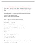 NUR 205 exam 2 &vert; UPDATED Questions with 100&percnt; Correct Answers &NewLine;