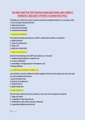 NYS EMT WRITTEN TEST REVIEW EXAM QUESTIONS AND CORRECT &NewLine;ANSWERS &vert;2026&sol;2027 UPDATED &vert;GUARANTEED PASS&period; 