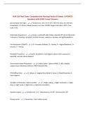 NUR 518 Final Exam&colon; Comprehensive Nursing Practice & Safety &vert; UPDATED&NewLine;Questions with 100&percnt; Correct Answers
