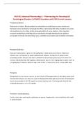 NUR 651 Advanced Pharmacology 1 &ndash; Pharmacology for Neurological&sol;&NewLine;Psychological Disorders&vert; UPDATED Questions with 100&percnt; Correct Answers