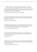 NUR 651 Unit 3 Exam &vert; UPDATED Questions with 100&percnt; Correct Answers&NewLine;