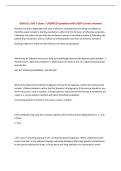 NUR 651 Unit 3 Exam &vert; UPDATED Questions with 100&percnt; Correct Answers&NewLine;