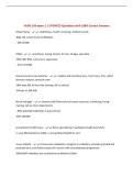 NURS 250 exam 2 &vert; UPDATED Questions with 100&percnt; Correct Answers&NewLine;