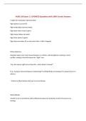 NURS 250 Exam 2 &vert; UPDATED Questions with 100&percnt; Correct Answers&NewLine;