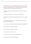 NURS 250 Final Exam Review &vert; UPDATED Questions with 100&percnt; Correct Answers&NewLine;