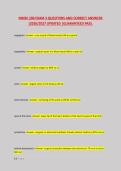 MMSC 200 EXAM 3 QUESTIONS AND CORRECT ANSWERS &NewLine;&vert;2026&sol;2027 UPDATED &vert;GUARANTEED PASS&period; 