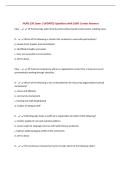 NURS 250 Exam &vert; UPDATED Questions with 100&percnt; Correct Answers&NewLine;