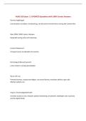 NURS 326 Exam 1 &vert; UPDATED Questions with 100&percnt; Correct Answers&NewLine;
