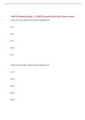 NURS 326 Maternity Exam 1 &vert; UPDATED Questions with 100&percnt; Correct Answers&NewLine;