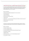 NURS 326 Final Exam Review &vert; UPDATED Questions with 100&percnt; Correct Answers&NewLine;