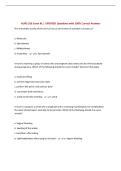 NURS 326 Exam &num;1 &vert; UPDATED Questions with 100&percnt; Correct Answers&NewLine;