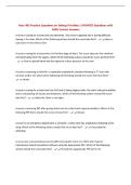 Nurs 465 Practice Questions on Setting Priorities &vert; UPDATED Questions with 100&percnt; Correct Answers