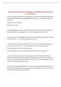 BUNDLE FOR NURS 465 EXAMS with  UPDATED Questions and 100&percnt; Correct Answers