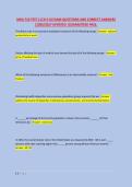 MHA 710 TEST 2 &lpar;CH 5-8&rpar; EXAM QUESTIONS AND CORRECT ANSWERS &NewLine;&vert;2026&sol;2027 UPDATED &vert;GUARANTEED PASS&period; 