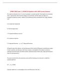 OPMA 3306 Exam 2 &vert; UPDATED Questions with 100&percnt; Correct Answers&NewLine;