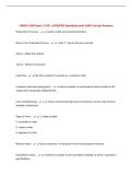 OPMA 3306 Exam 2 UTA &vert; UPDATED Questions with 100&percnt; Correct Answers&NewLine;