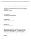 OPMA 3306 Chapter 1 & 2 Study Guide &vert; UPDATED Questions with 100&percnt; Correct Answers