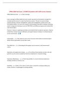 OPMa 3306 Final Exam &vert; UPDATED Questions with 100&percnt; Correct Answers&NewLine;