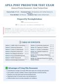 APEA Post Predictor Test 2026 &vert; 120 Verified Questions with Detailed Rationales &vert; NR 509 Advanced Physical Assessment &vert; Latest Exam