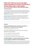 FDNY COF P-98 Exam Prep Guide 2026 &vert; Verified Questions & Answers &vert; Certificate of Fitness Study Guide &vert; Latest Update