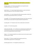WGU C483 &ndash; Principles of Management Exam with Questions and Answers &ndash; 100&percnt; Solved