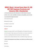 NR667 Week 3 V1&ndash;V3 &vert; FNP Capstone Practicum and Intensive CEA &vert; Chamberlain University &vert; Actual Exam Style Q&A with Rationale &lpar;NR 667 Week 3&rpar;