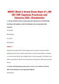 NR667 Week 1 V1&ndash;V3 &vert; FNP Capstone Practicum and Intensive CEA &vert; Chamberlain University &vert; Actual Exam Style Q&A with Rationale &lpar;NR 667 Week 1&rpar;