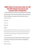 NR667 Week 6 Actual Exam Style V2 &vert; NR &NewLine;667 FNP Capstone Practicum and &NewLine;Intensive CEA &vert; Chamberlain