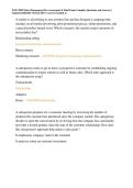 WGU D099 Sales Management Pre-Assessment & Final Exam Complete Questions and Answers &vert; Updated 2026&sol;2027 &lpar;Solved 100&percnt; Correct&rpar; Graded A&plus;