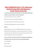 NSG322 Exam 3 V1&ndash;V3 &vert; Behavioral Health Nursing &vert; Grand Canyon University &vert; Q&A with Rationale &lpar;NSG 322 Exam 3&rpar;