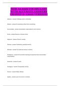 HESI A2 2025 Vocabulary &ndash; Complete Word List&comma; Definitions&comma; and Nursing Entrance Exam Study Guide